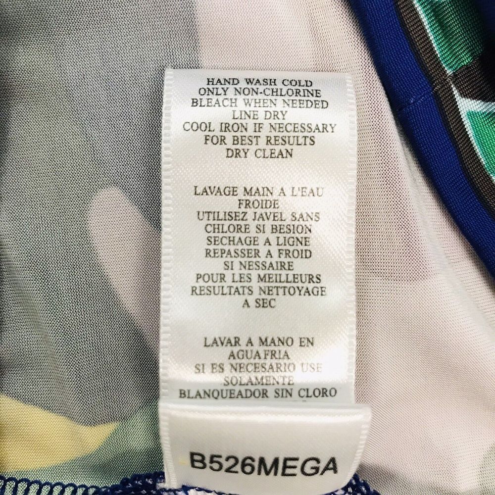 BCBG Maxazria Halter Knit Dress Size XS Multicolored Mini Stretch Open Back - Picture 10 of 16